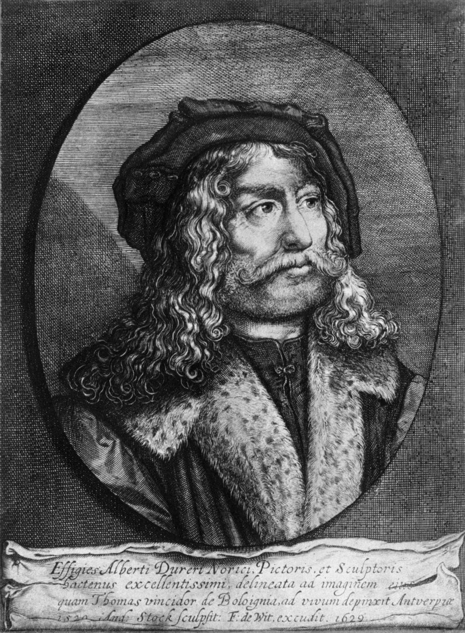 Porträt von Albrecht Dürer von Andreas Stock