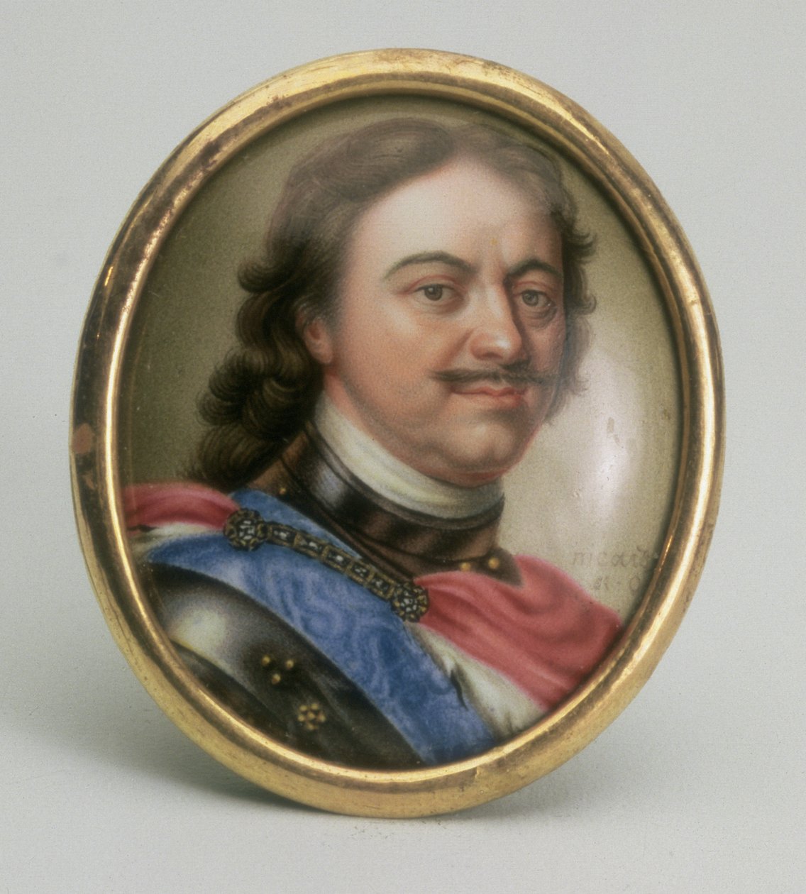 Porträt von Peter I, ca. 1720 von Andrei Grigorievich Ovsov