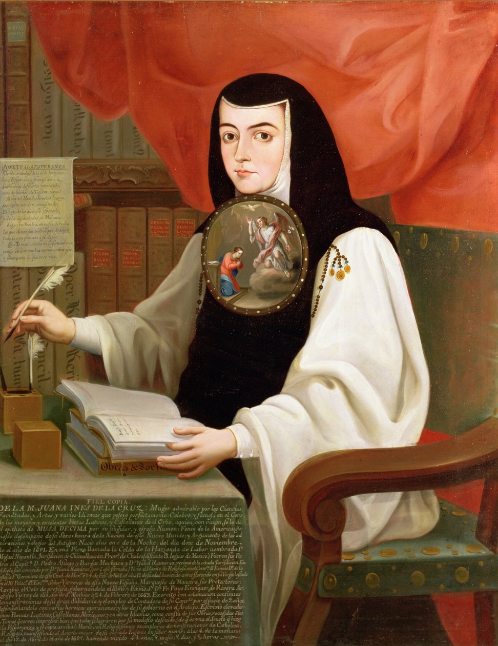 Schwester Juana Ines de la Cruz (1648-95) von Andres de Islas