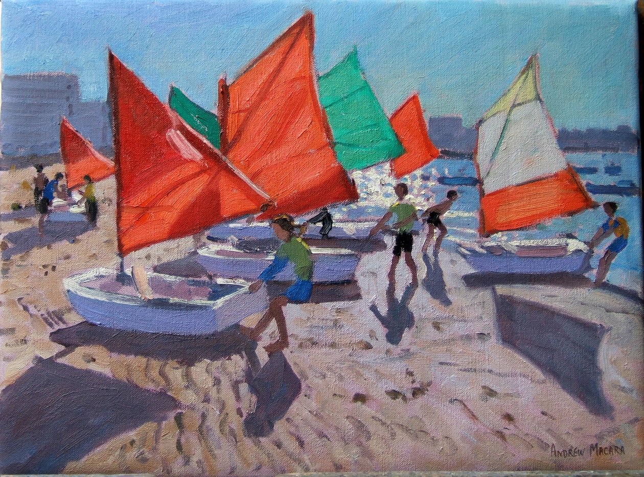 Rote Segel, Royan, Frankreich von Andrew Macara