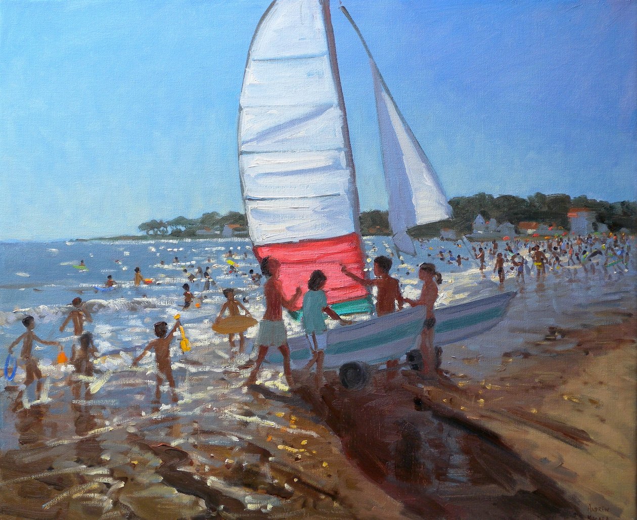 Segelboot, Palais Sur Mer, 2008 von Andrew Macara