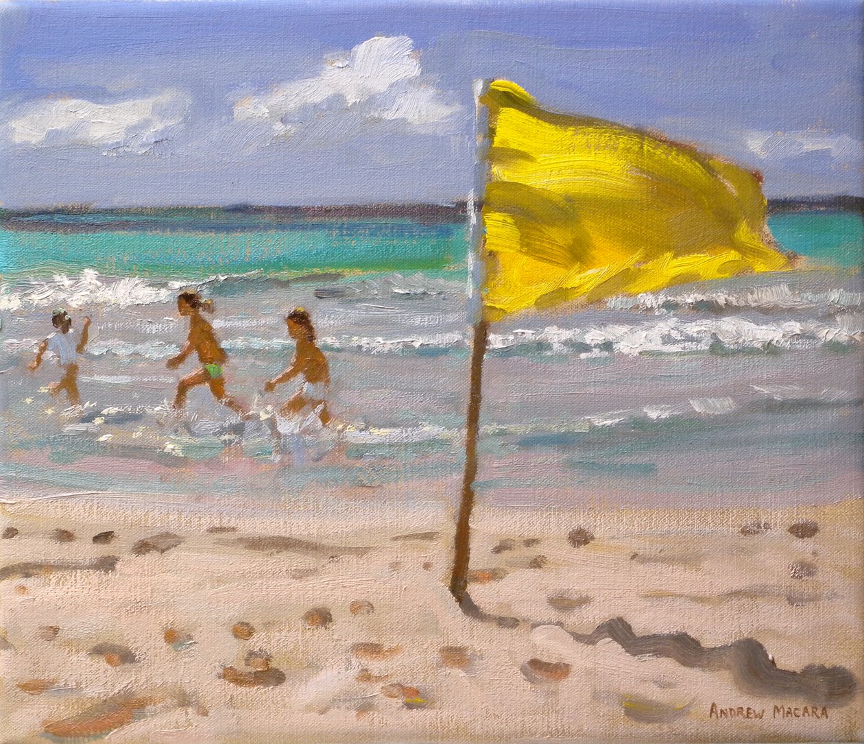 Gelbe Flagge, Barbados, 2010 von Andrew Macara