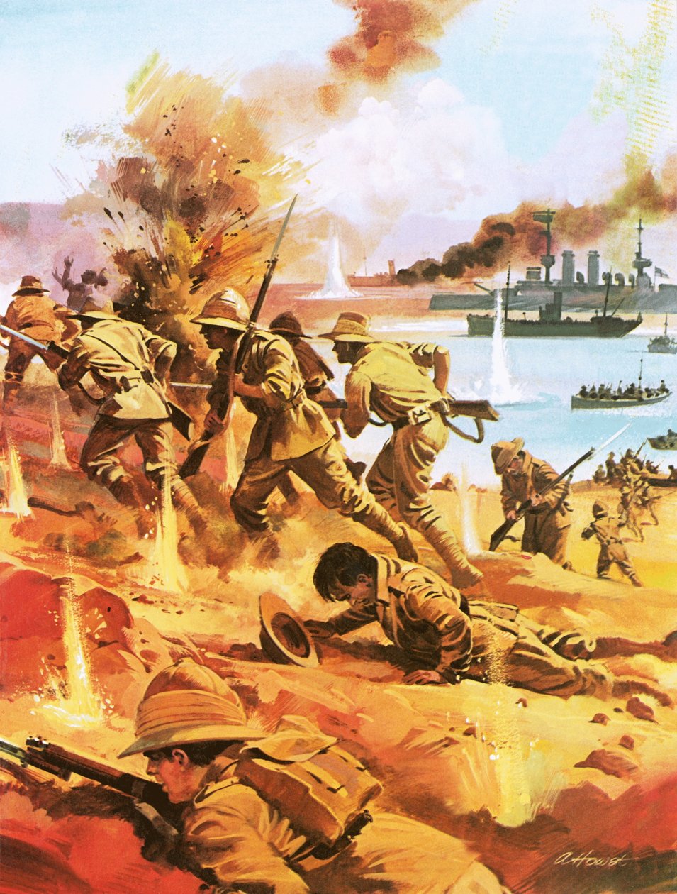 Invasion von Gallipoli von Andrew Howat
