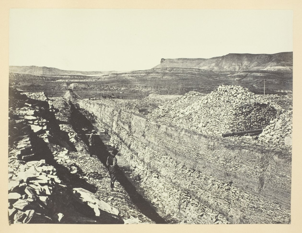 Brennender Felsenschnitt, Green River Valley von Andrew Joseph Russell