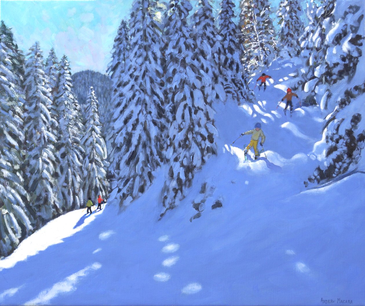 Ski Francais, Morzine von Andrew Macara