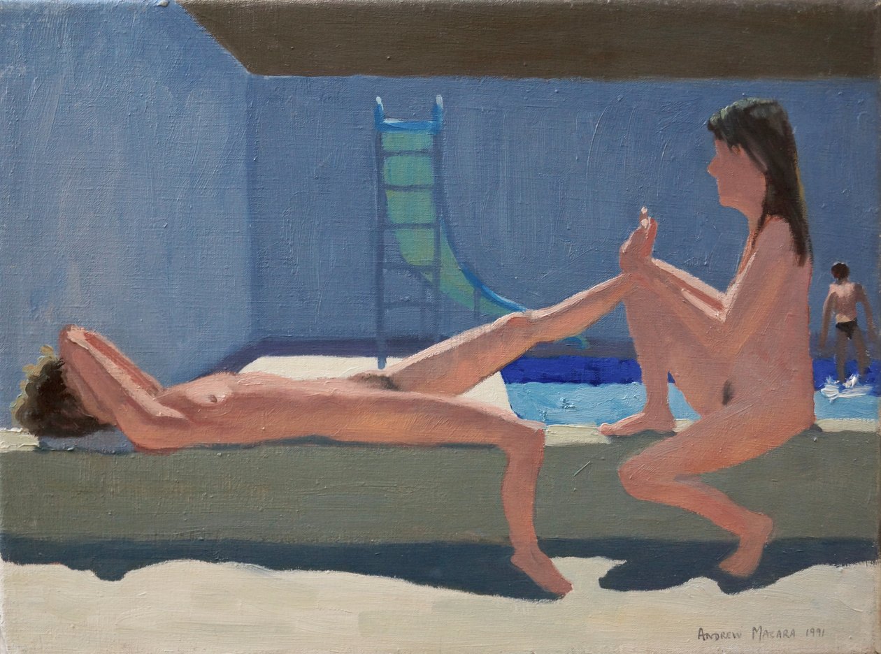 Die Pediküre, 1991 von Andrew Macara