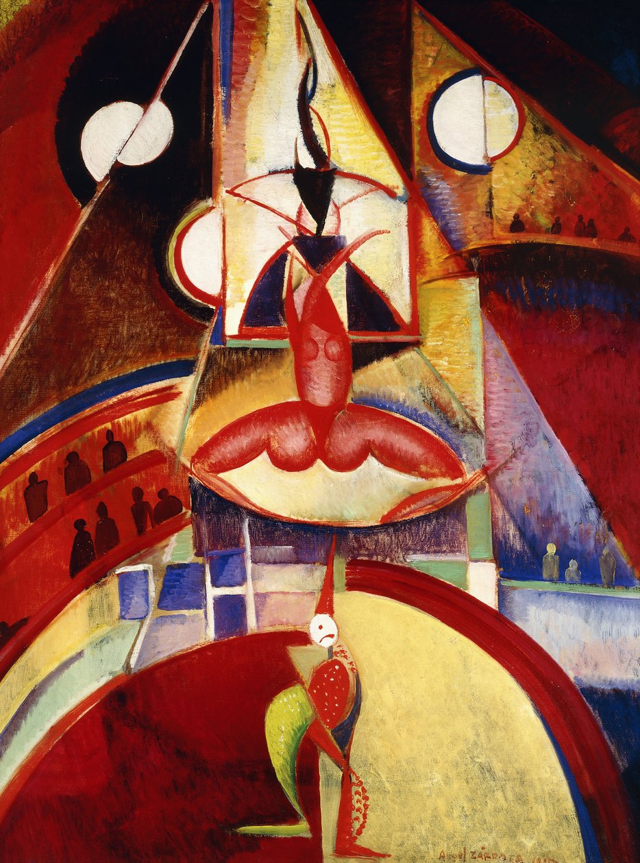 Der Zirkus von Ángel Zárraga