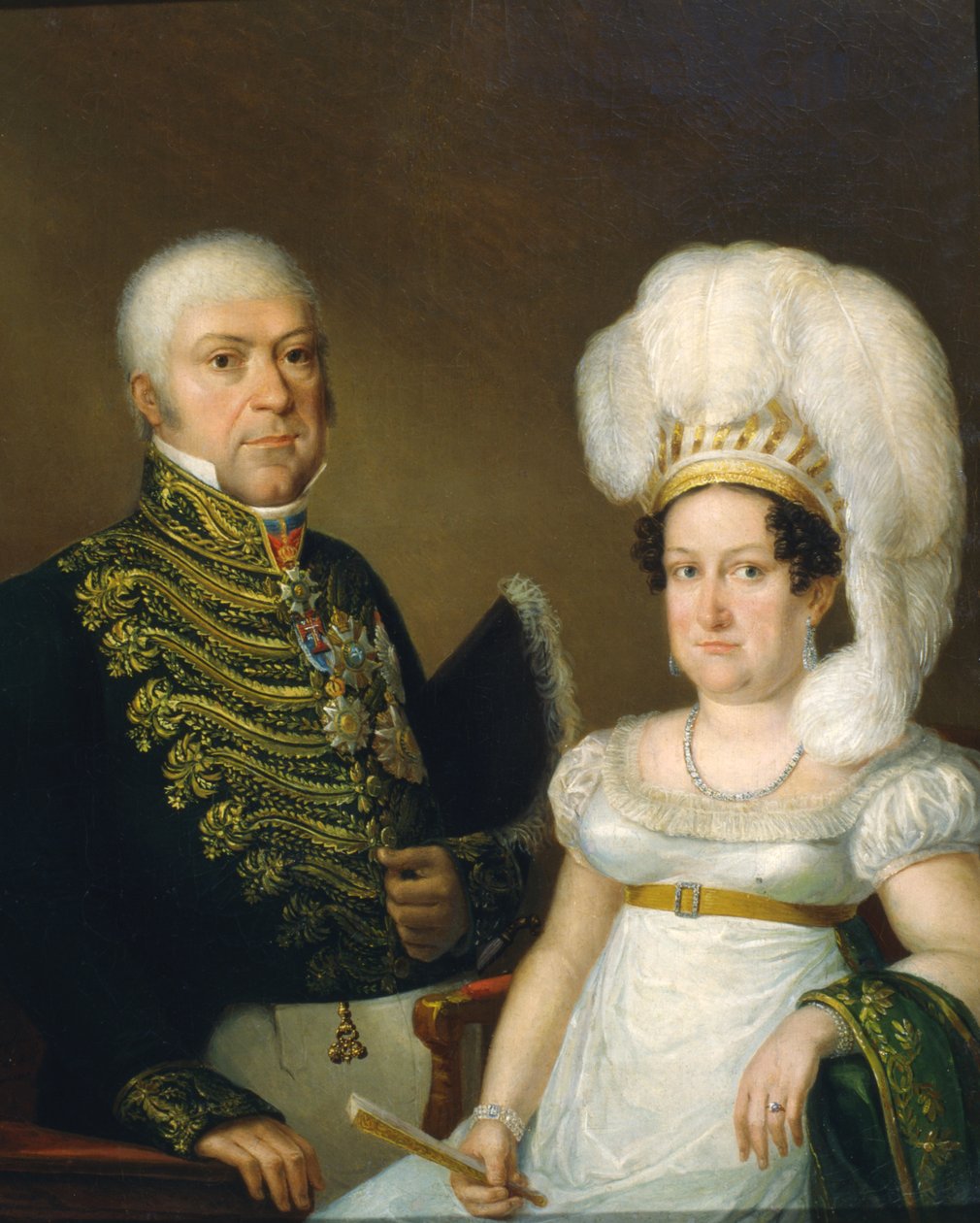 Porträt eines Generals und seiner Frau von Angelica Kauffmann