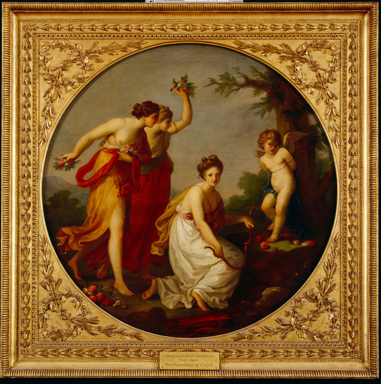 Die Entwaffnung des Amor von Angelica Kauffman