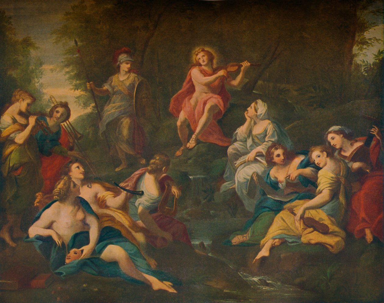 Apollo und die Musen, 1772 von Angelica Kauffmann