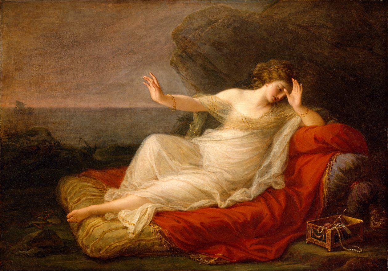 Ariadne von Theseus auf Naxos verlassen, 1774 von Angelica Kauffmann