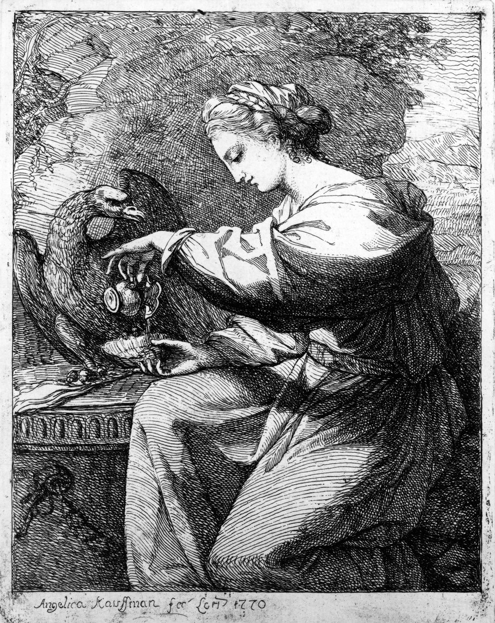 Hebe, 1770 von Angelica Kauffmann