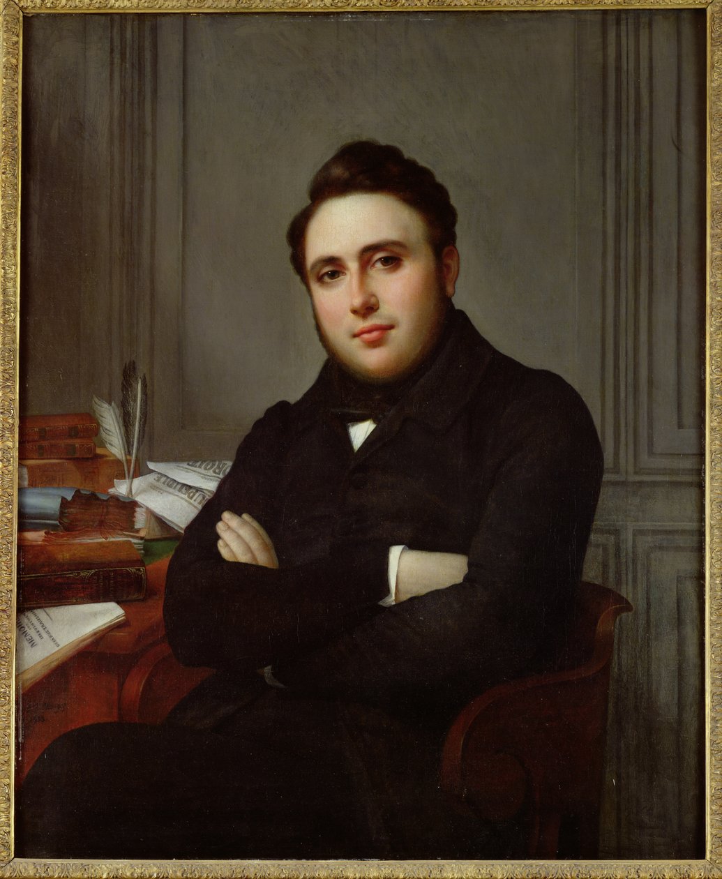 Porträt von Alexandre Auguste Ledru-Rollin (1807-74), 1838 von Angelique Mongez