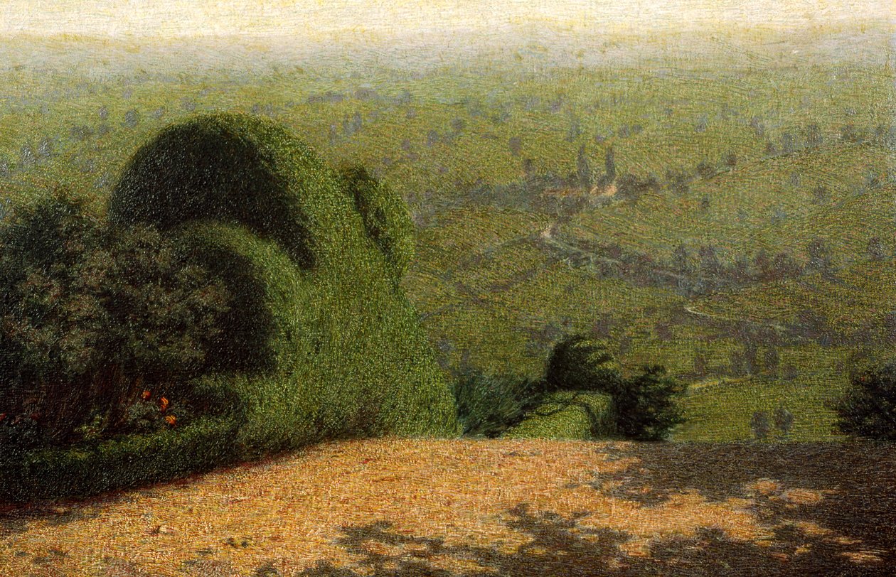 Ecke des Gartens von Angelo Morbelli
