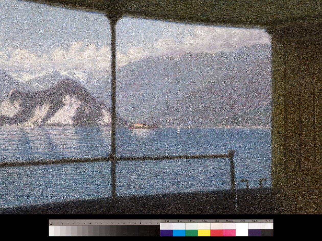 Boot auf dem Lago Maggiore, 1915 von Angelo Morbelli