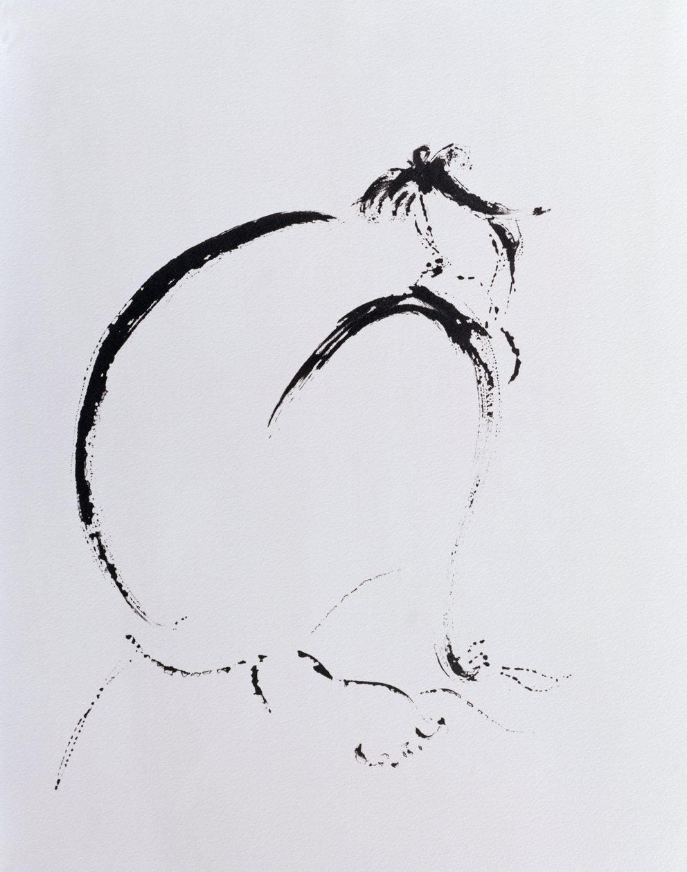 Gefalteter Akt Mitternacht, 2006 von Angie Kenber