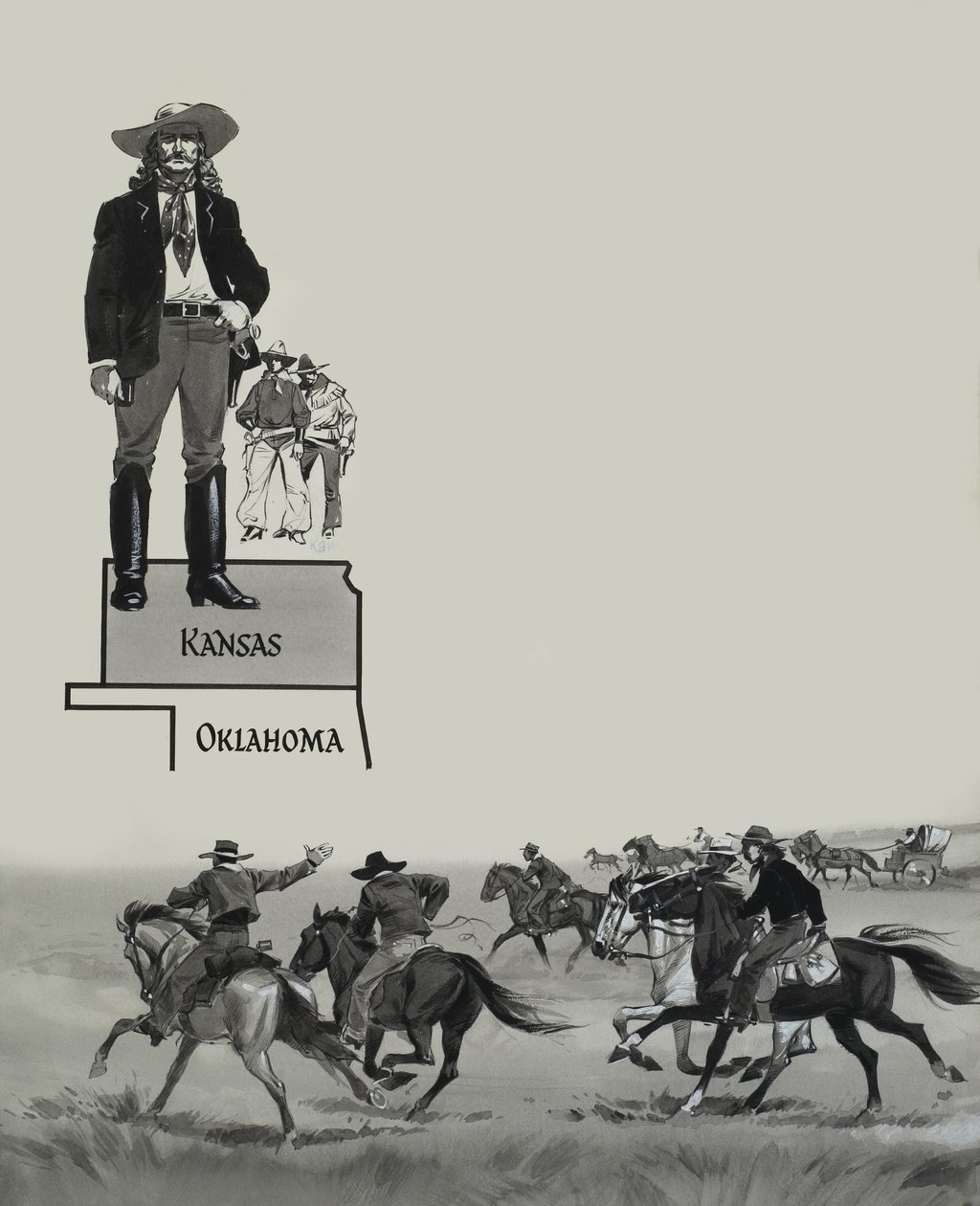 Reiter in Kansas von Angus McBride