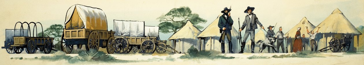 Pioniere in Mashonaland, Afrika von Angus McBride