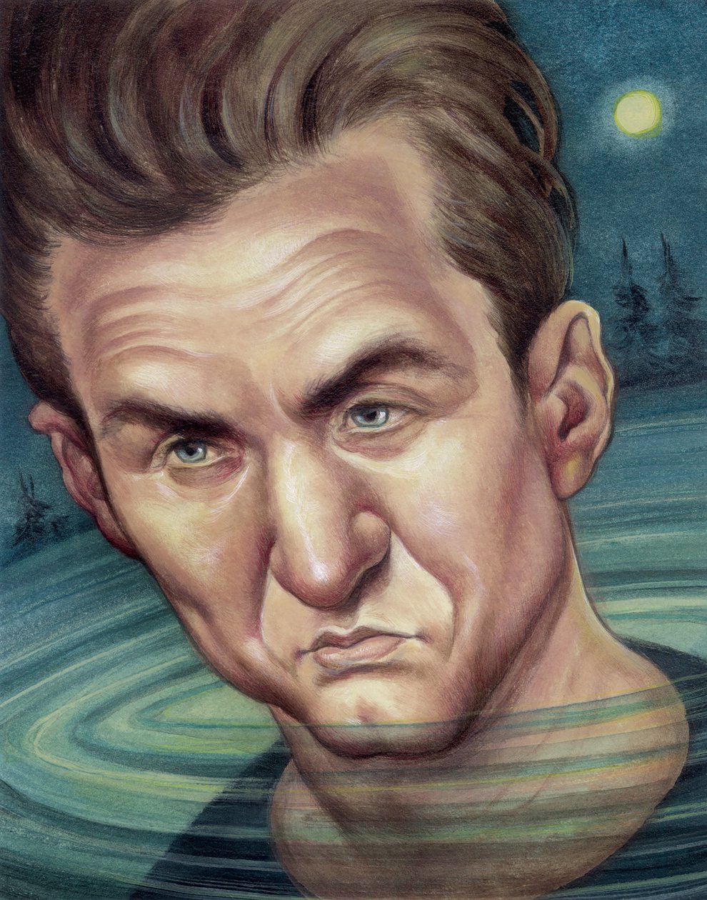 Sean Penn, 2003 von Anita Kunz