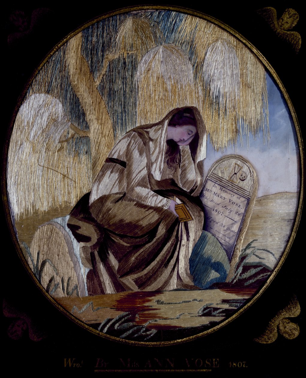Gedenkstickbild, 1807 von Ann Vose