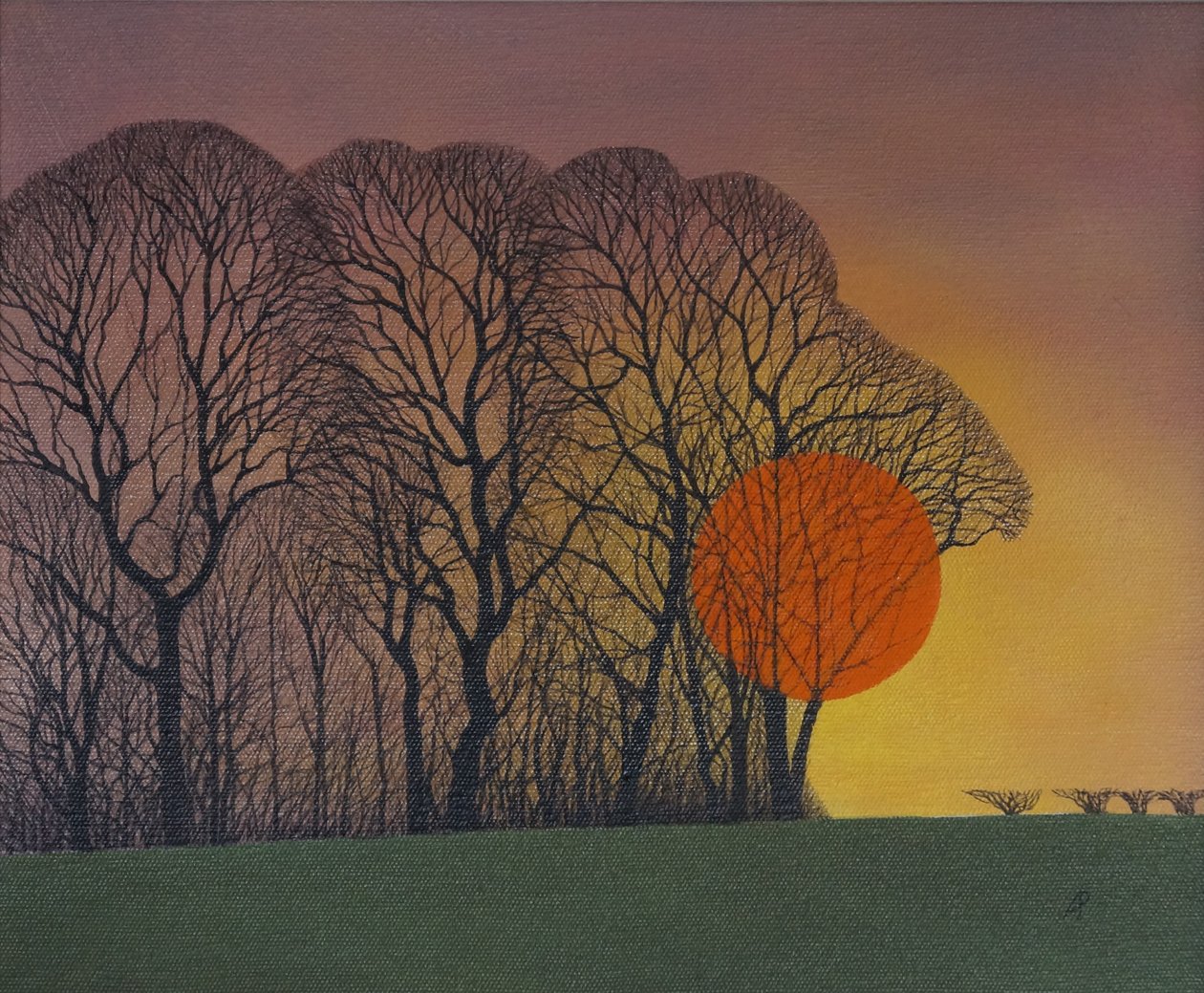 Sonnenuntergang, 2013 von Anna Phillips