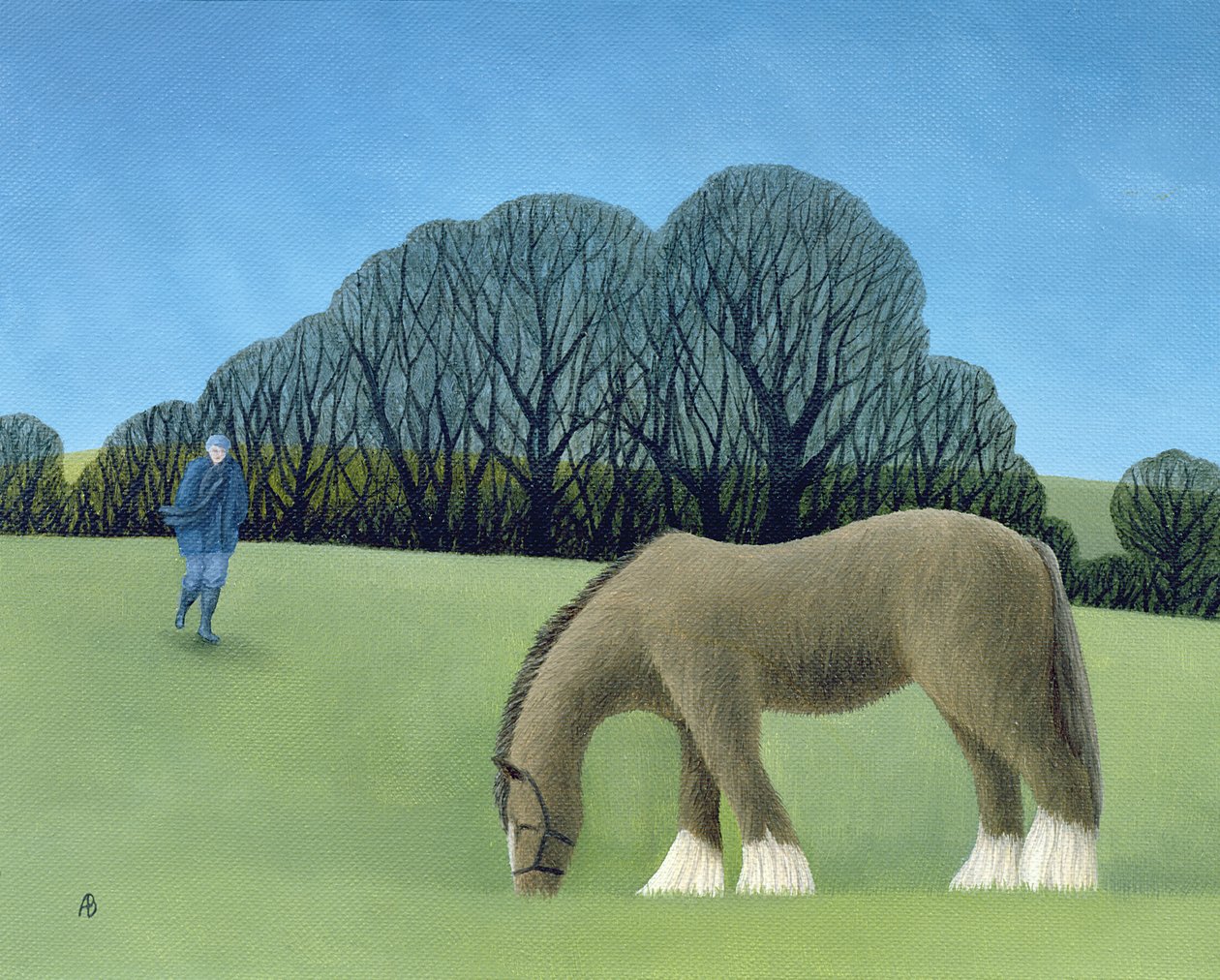 Das Shire-Pferd von Anna Phillips
