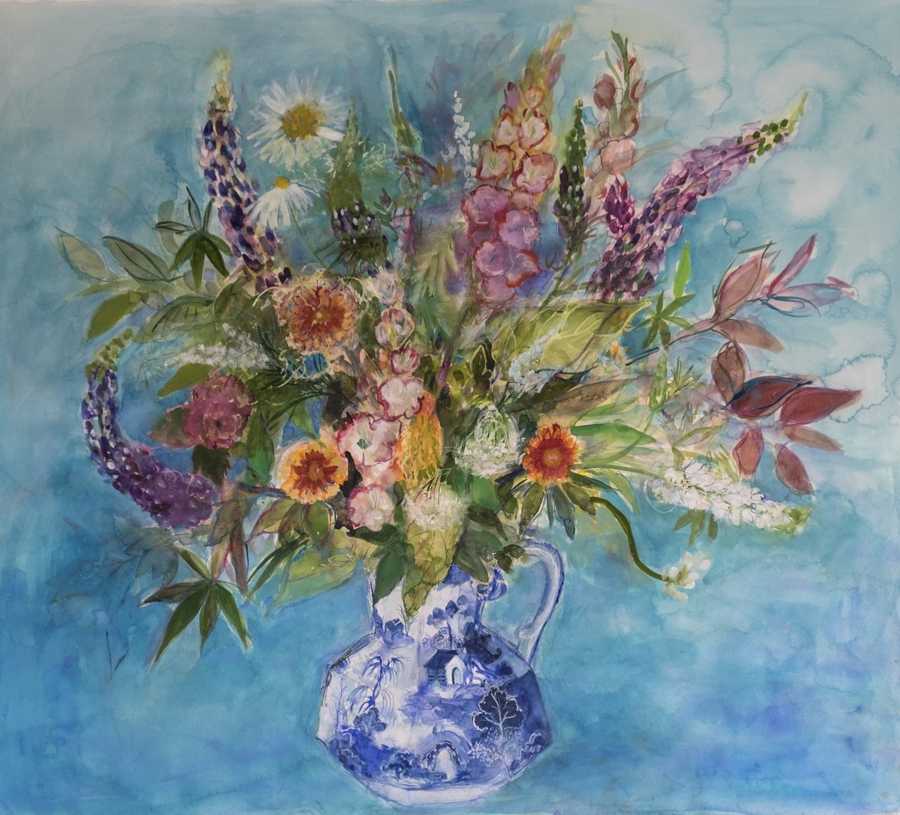 Blumen aus einem Edinburgher Garten von Ann Oram