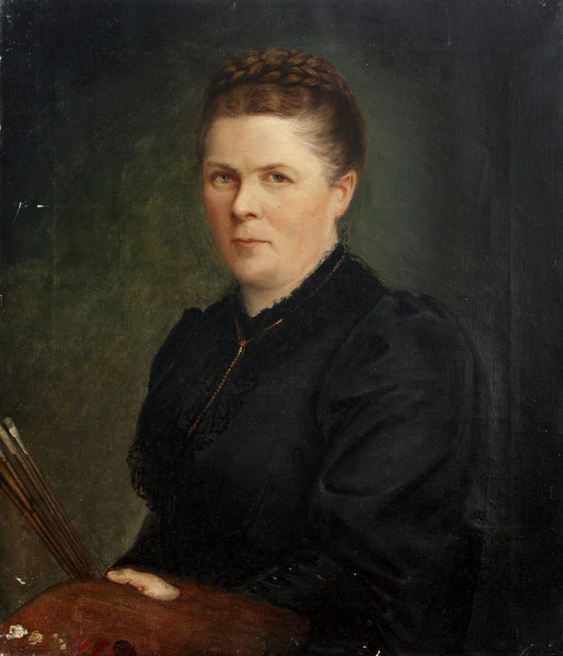 Selbstporträt von Anna Stainer Knittel