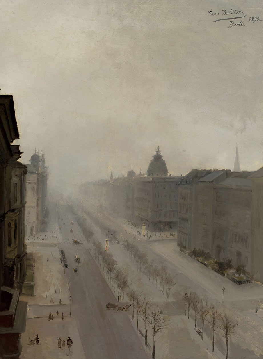 Unter den Linden Straße in Berlin von Anna Bilińska Bohdanowicz
