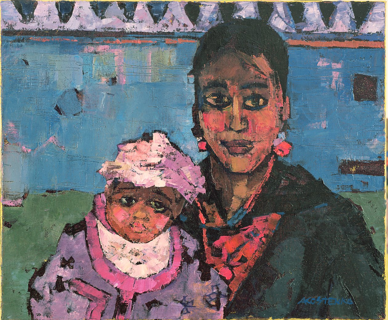 Spanische Mutter von Anna Contemporary Artist Kostenko