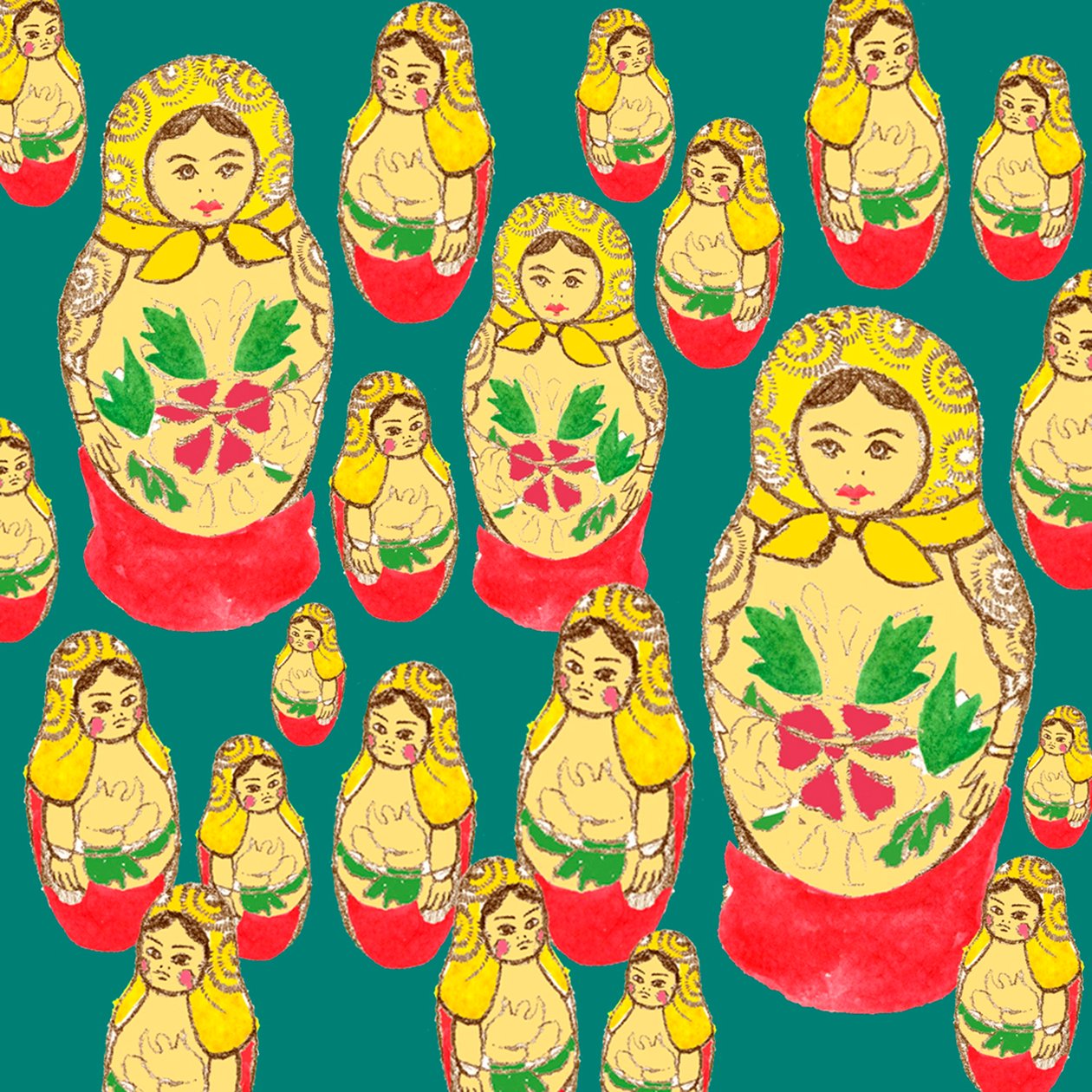 Russische Puppen von Anna Platts