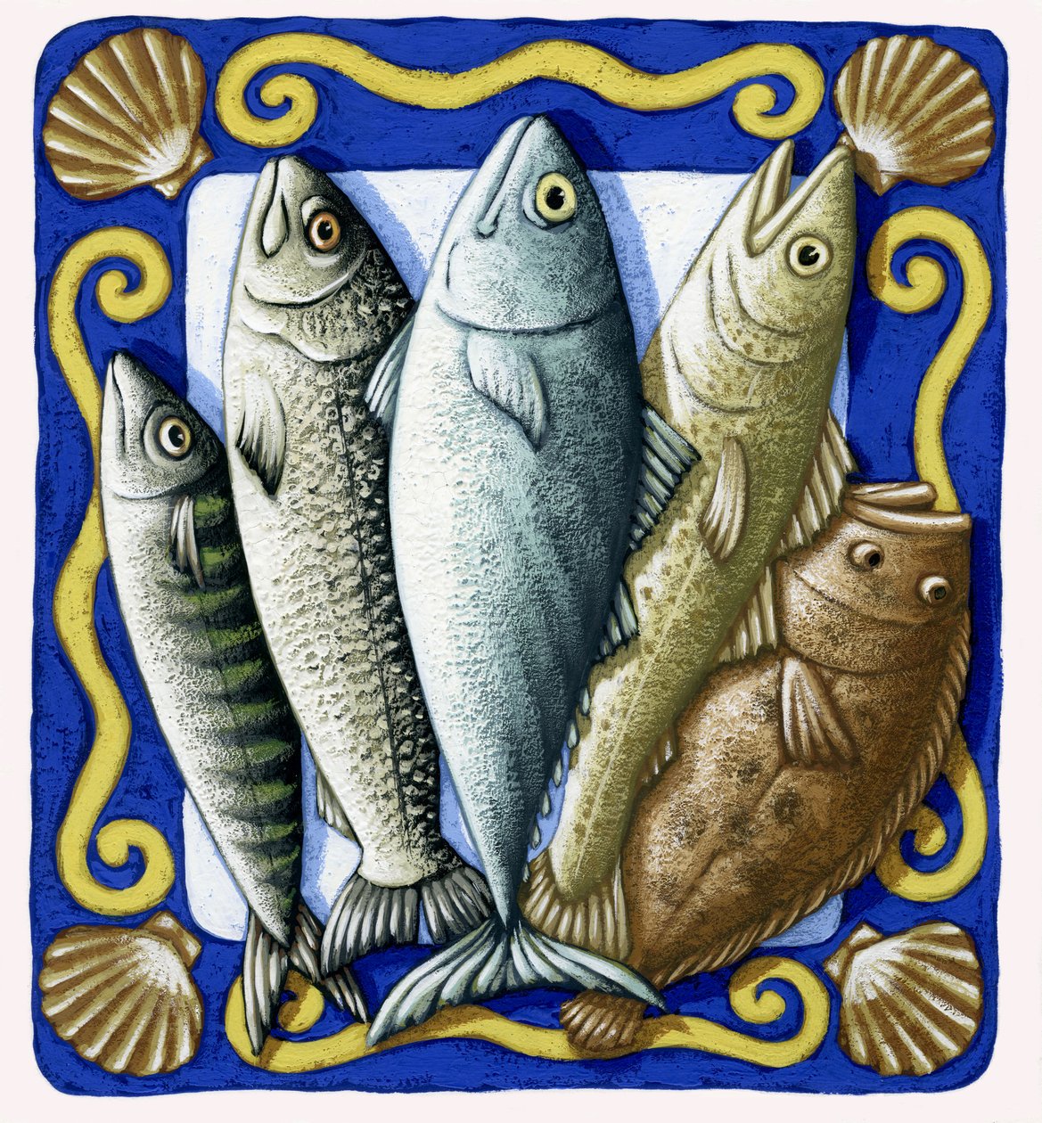 Frischer Fisch, 2014 von Annalisa Morrocco