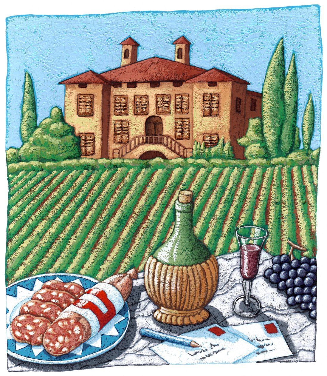 Villa in Chianti von Annalisa Morrocco