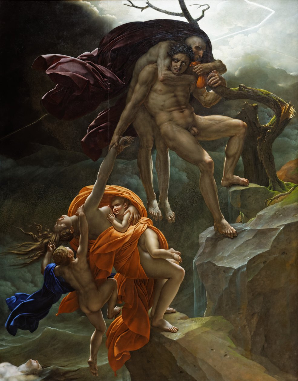 Eine Szene der Sintflut von Anne Louis Girodet de Roussy Trioson