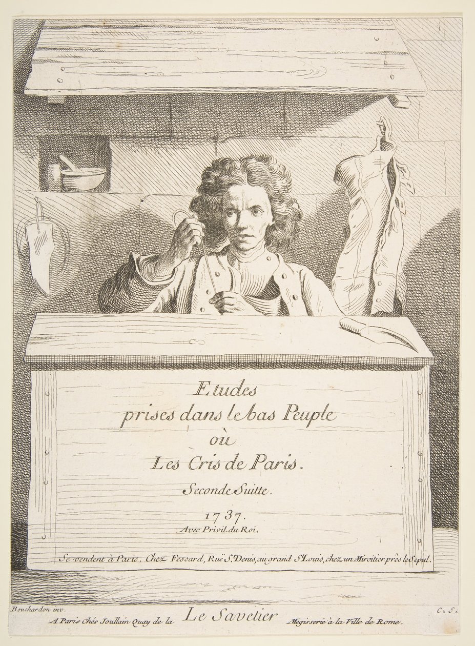 Der Schuster von Anne Claude Philippe de Caylus