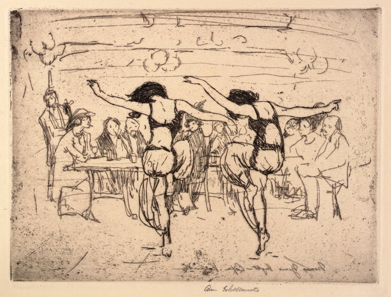 Neujahrsnacht--Café Versaille von Anne Goldthwaite