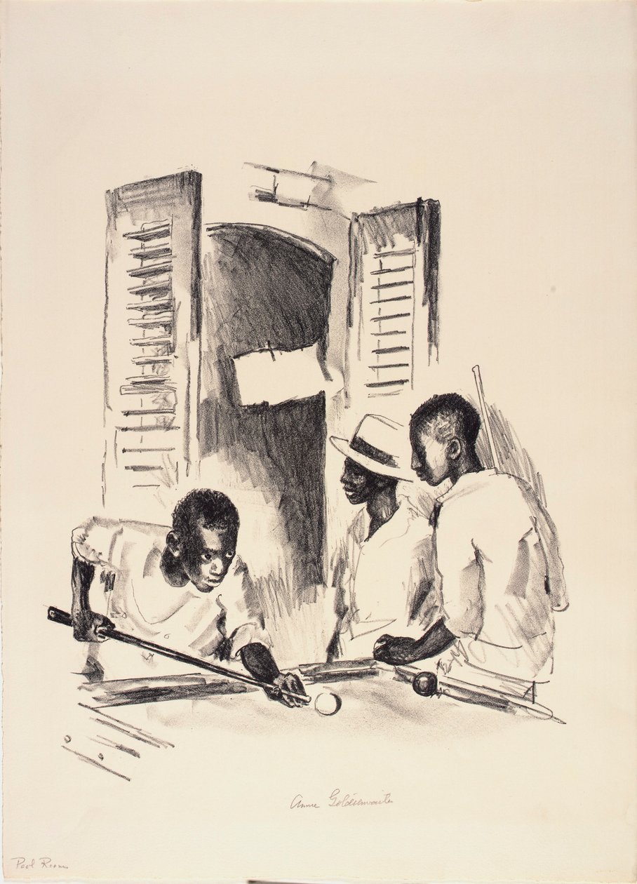 Billardzimmer von Anne Goldthwaite