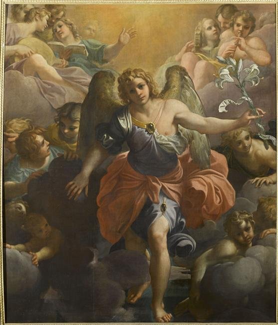 Erzengel Gabriel von Annibale Carracci