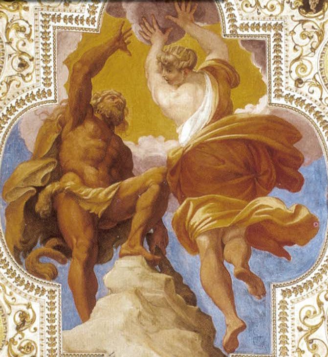Herkules von Tugend geführt von Annibale Carracci