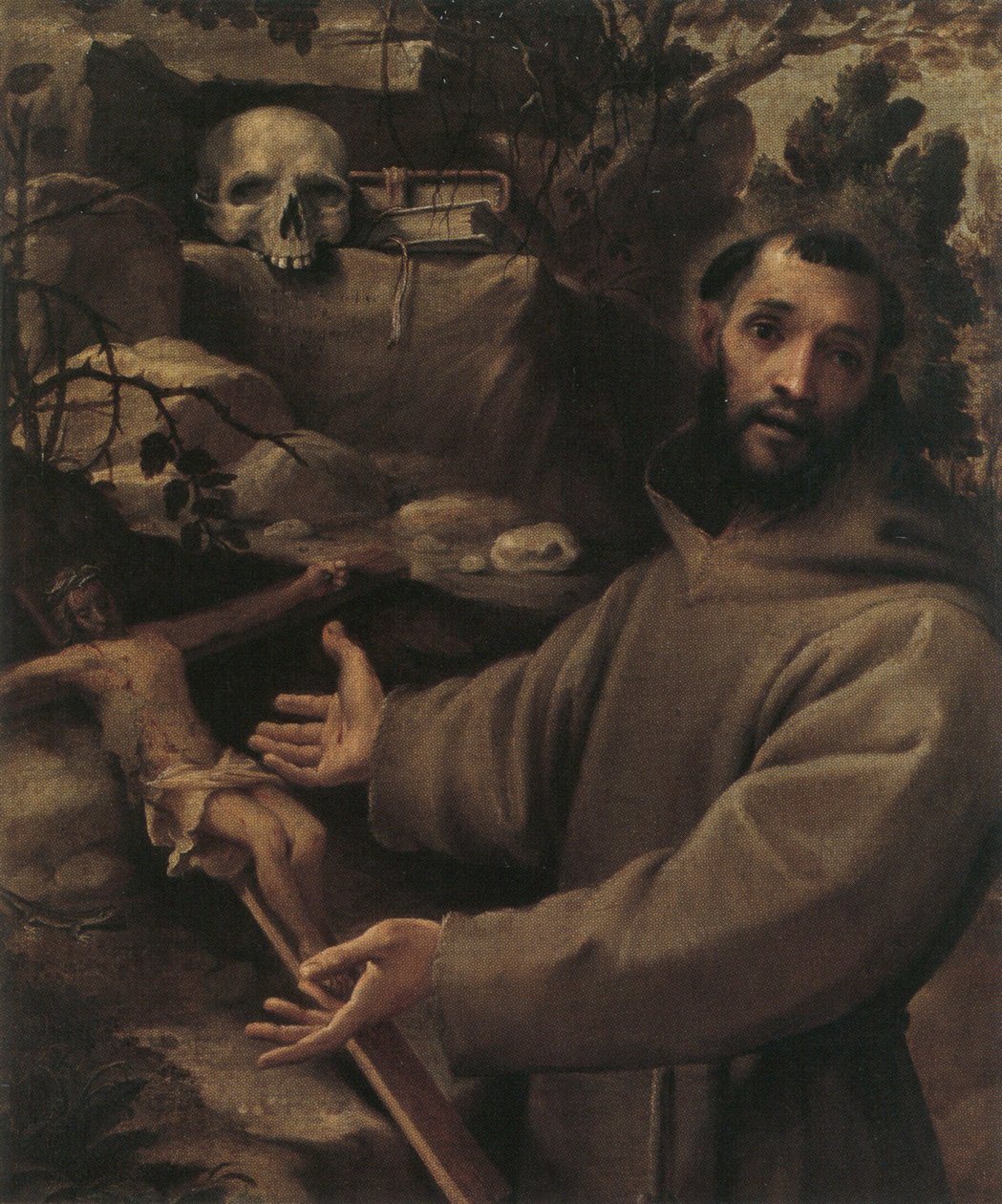 Heiliger Franziskus von Annibale Carracci