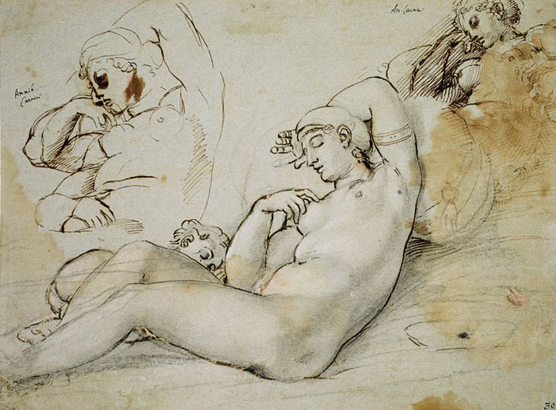 Schlafende Venus von Annibale Carracci