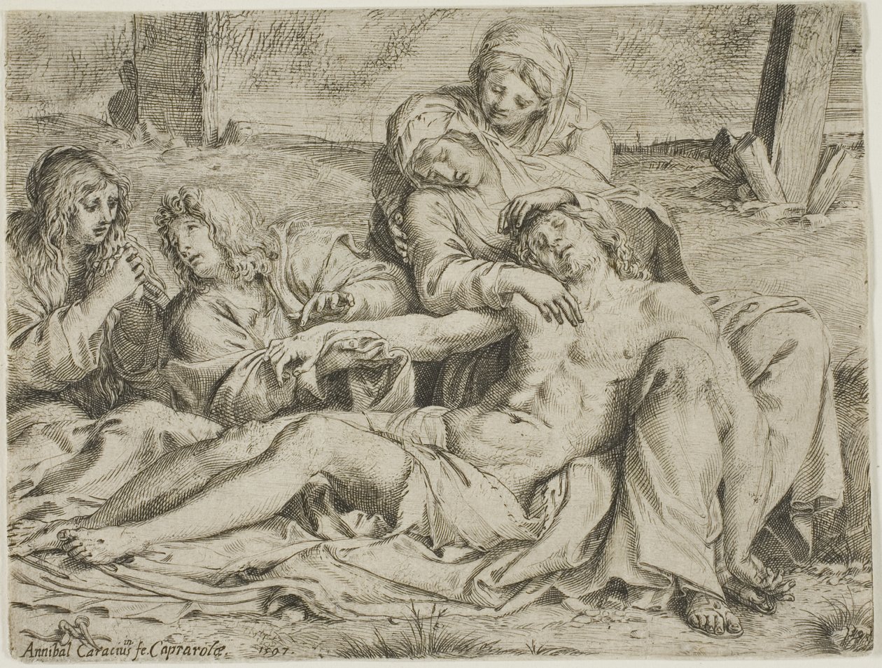 Christus von Caprarola von Annibale Carracci