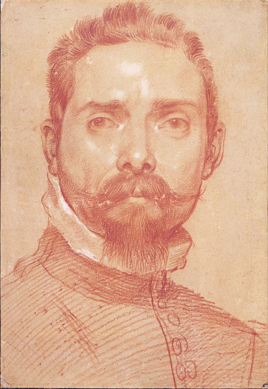Männliches Porträt von Annibale Carracci