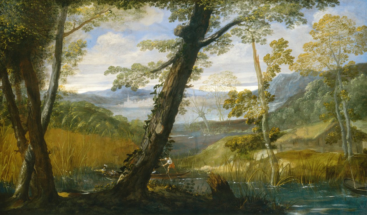 Flusslandschaft von Annibale Carracci