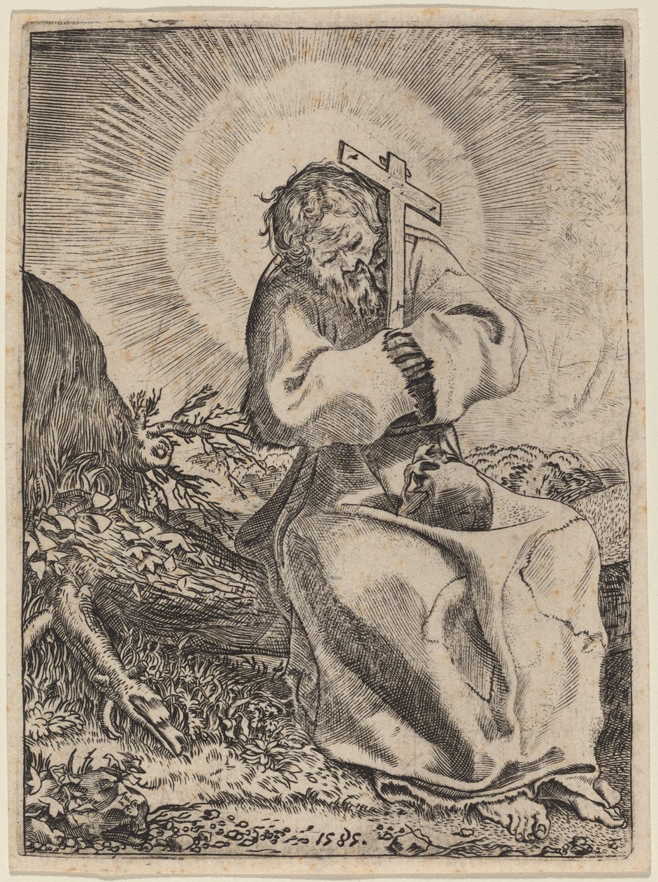 Heiliger Franz von Assisi von Annibale Carracci