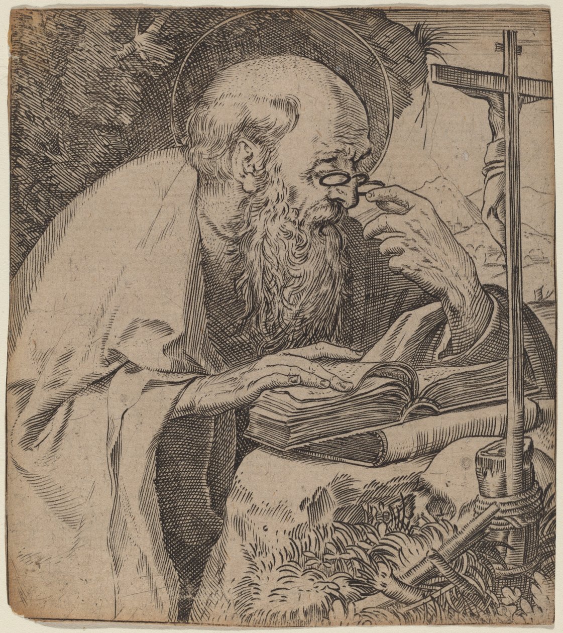 Heiliger Hieronymus von Annibale Carracci