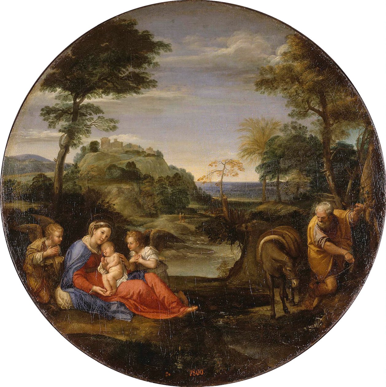Die Heilige Familie von Annibale Carracci