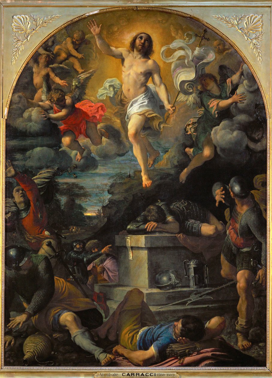Die Auferstehung von Annibale Carracci