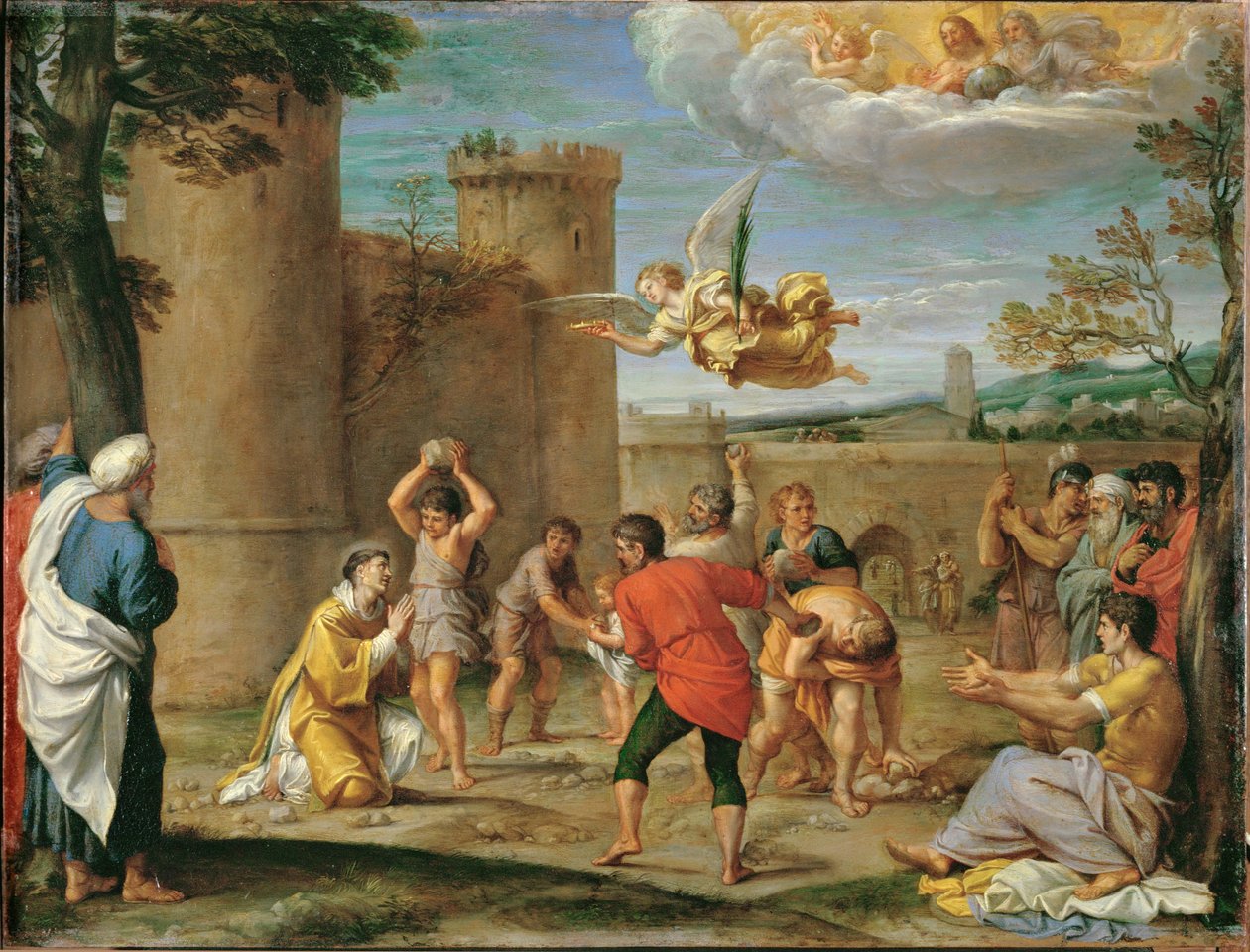 Die Steinigung des Heiligen Stephanus von Annibale Carracci