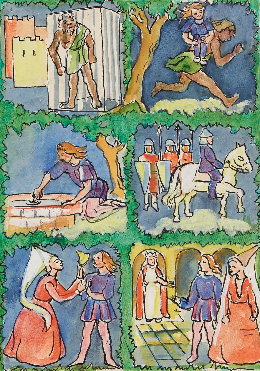 Entwurf "Der Eisenhans" von Anny Dollschein